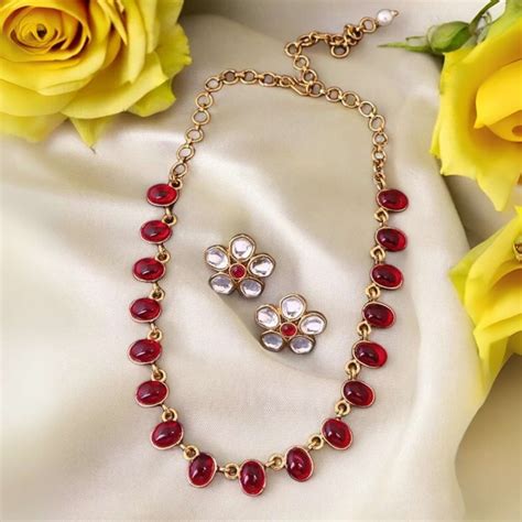 Rani Tulsikaa Kundan Jewellery Set – Bling Bag