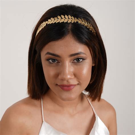 Joker & Witch Greece Fern Gold Hair Band For Women