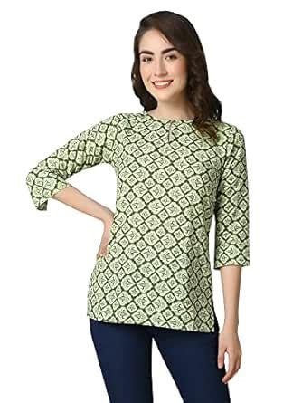ZUVINO Cotton Blend Short Kurti for Women - Tunic, Kurta for Jeans ...
