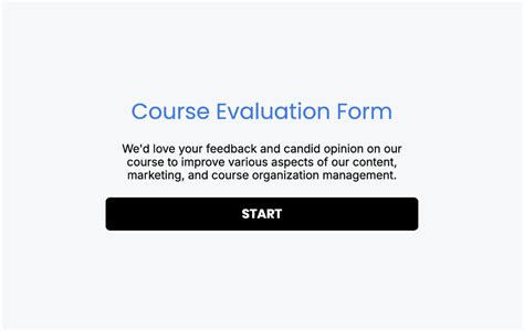 Image result for Course Evaluation Examples