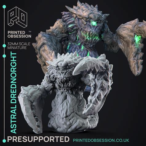 3D file Astral Dreadnorght - Monsters of the Multiverse - PRESUPPORTED ...