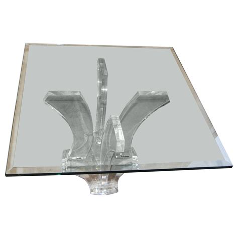Jeffrey Bigelow "Towers" Lucite Coffee Table, circa 1970 at 1stDibs