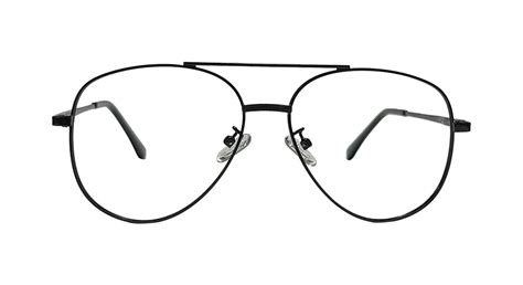Matte Black Aviator Eyeglasses – Bombay Optical