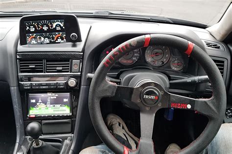 Nissan Skyline GTR R32 / R33 / R34 Multi Function Gauge Display Carbon ...
