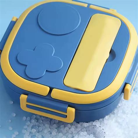 Stainless Steel Square Shape Insulated Lunch/Tiffin Box with Spoon for ...