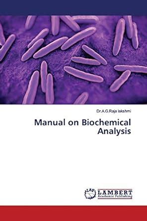 Buy Manual on Biochemical Analysis Book Online at Low Prices in India ...