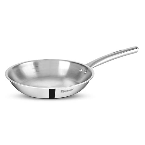 BERGNER Tripro TriPly Stainless Steel 22 cm Frypan/Skillet, 2.1 Litre ...