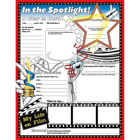 North Star Teacher Resource Fill Me in in The Spotlight Learning Aid ...