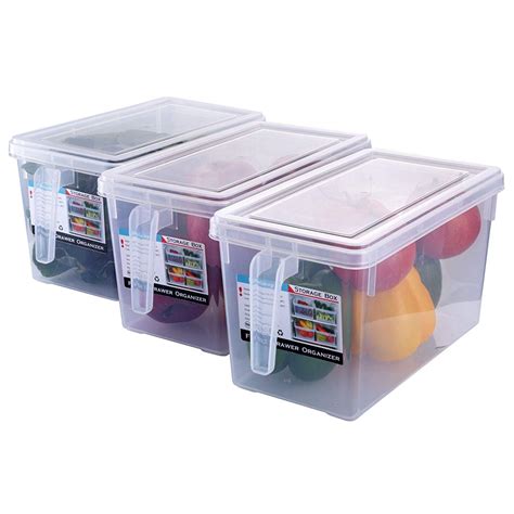 ABTRIX WITH AB Clear Kitchen Storage Containers by Refrigerator Freezer ...