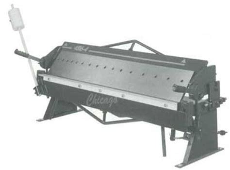 Chicago Dreis & Krump BPU4816-4 Benchtop Box & Pan Sheet Metal Hand ...