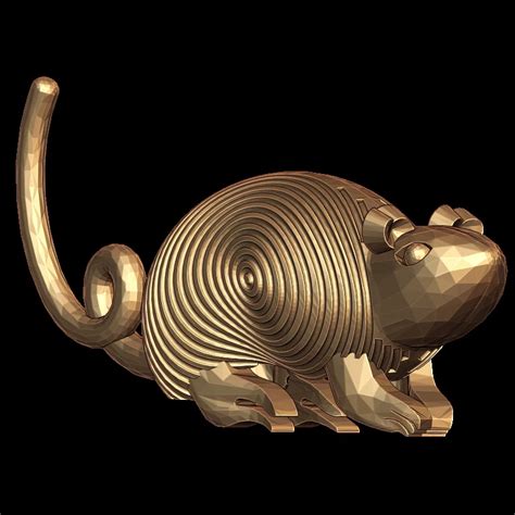 Rat 3D Model STL File