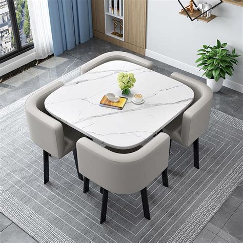 Modern Rounded Square Kitchen Table for Contemporary Dining Spaces