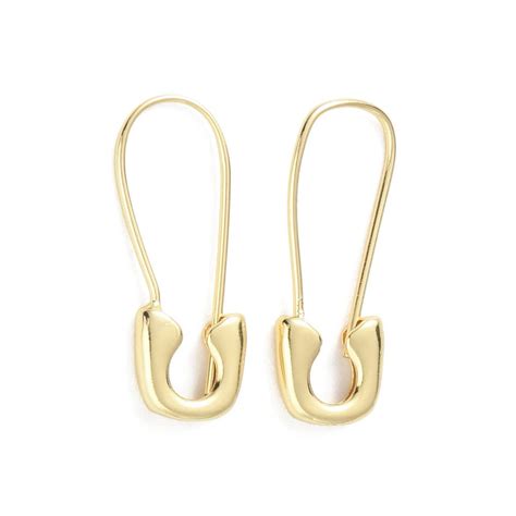 Safety Pin Hoop Earrings – moon soul