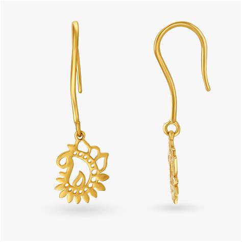 Loopy Leaf Hoop Earrings for Kids