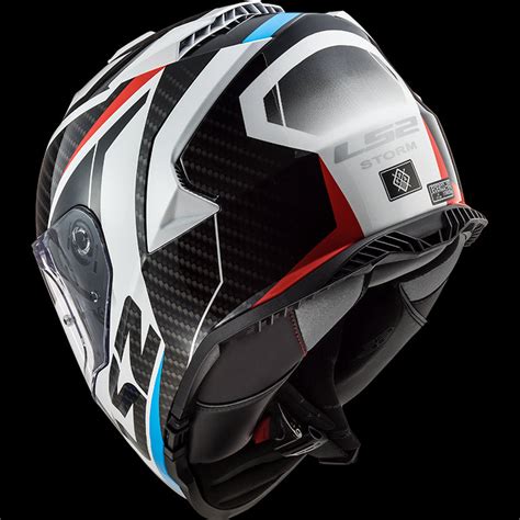 LS2 FF800 Storm Racer Red Blue White Gloss Helmet– Moto Central