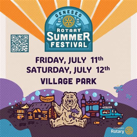 43rd Annual Geneseo Rotary Summer Festival, Log Cabin Village Park ...