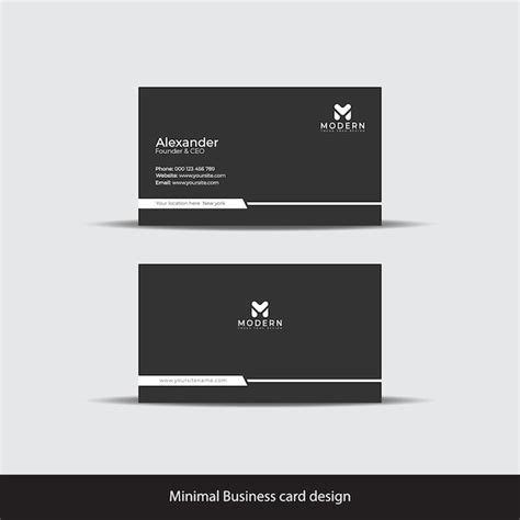 Simple Business Card Template 的图像结果