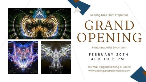 Micro Art Gallery and Grand Opening Celebration for Sebring Lake Front ...