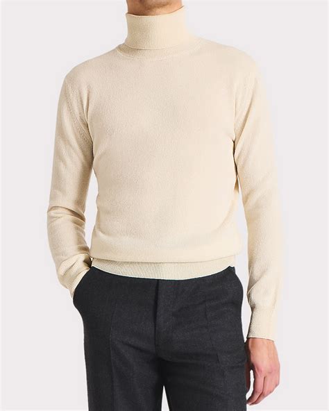 TURTLENECK SWEATER IN CASHMERE – CREAM | HUSBANDS | Husbands Paris