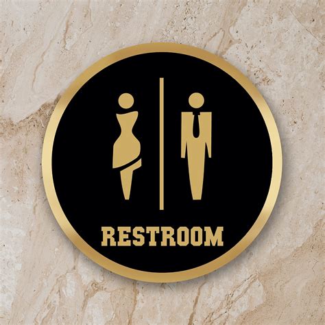 Restroom Signage 的图像结果
