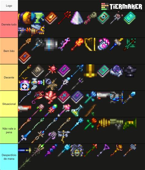 Terraria Weapons (Magic) Tier List (Community Rankings) - TierMaker