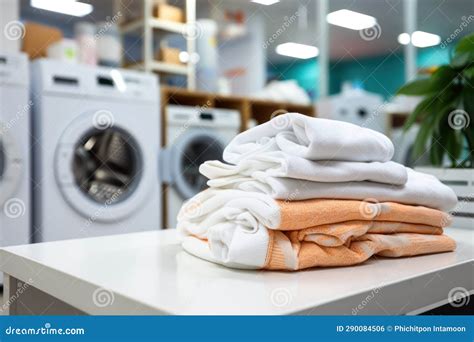 Row of Washing Machine of Laundry Business in the Public Store ...
