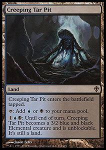 Magic: the Gathering - Creeping Tar Pit - Worldwake - - Creeping Tar ...