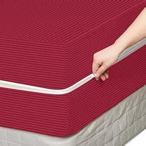 Buy BSB HOME Premium Cotton Mattress Cover/Protector with Zipper Chain ...