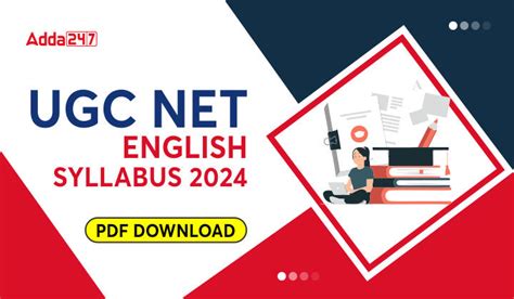 UGC NET English Syllabus 2025 PDF Download