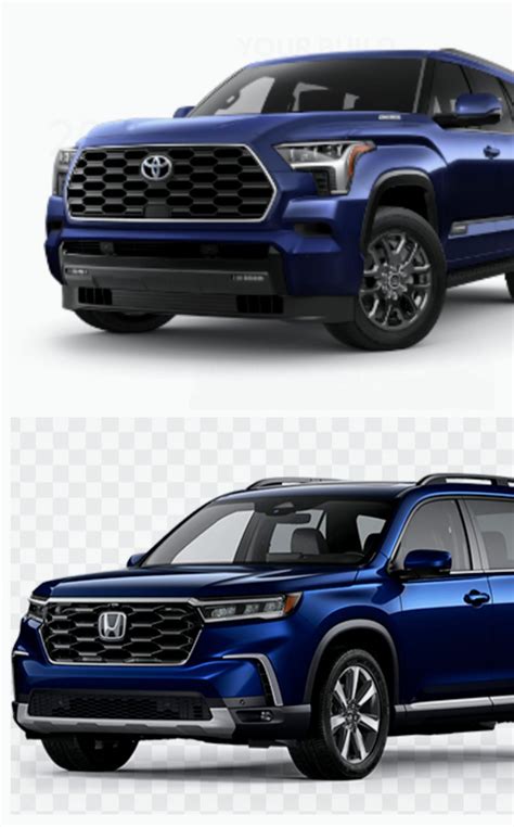 2023 Honda Pilot & 2023 Toyota Sequoia : r/hondapilot