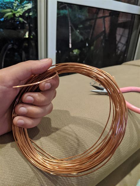 ART IFACT 10 Meters Bare Copper Wire - 18 Gauge (1.219 mm Diameter ...