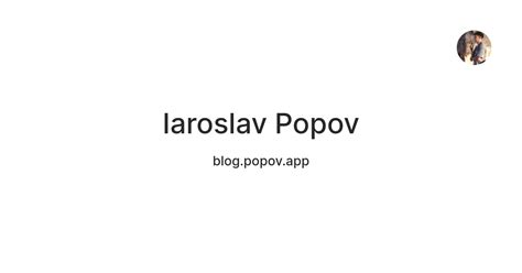 Iaroslav Popov — Teletype