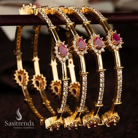 American Diamond Bangles – Page 4 – Sasitrends