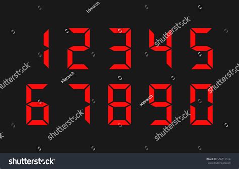 Image result for LED Digital Numbers
