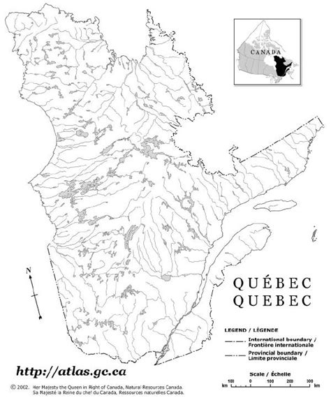 Image result for Quebec Physical Map