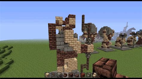 Image result for Medieval Minecraft Statue Tutorial