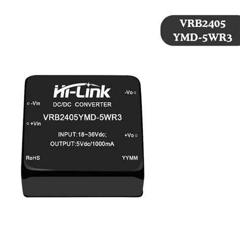 Buy Hi-Link 5WR3 DC-DC Converter 9-36V Input | Makerbazar