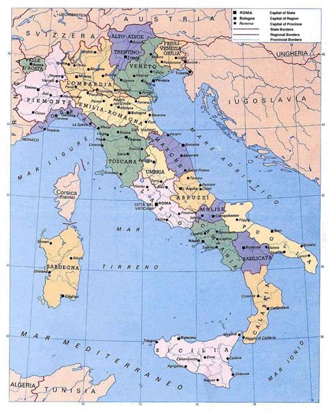1: The Italian regions | Download Scientific Diagram