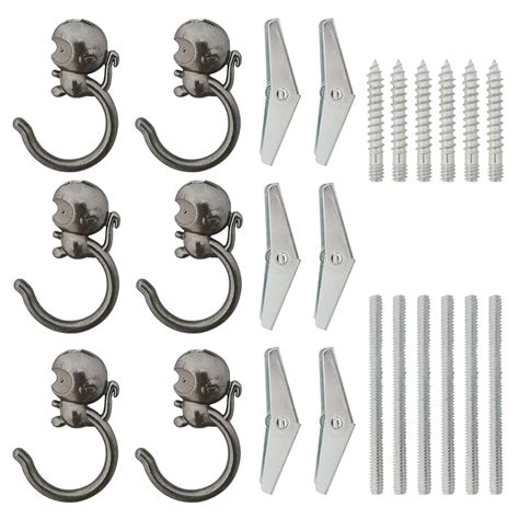 Buy Beyoo 6 Pcs Monkey Shape Swag Heavy Duty Hooks Ceiling Hook with ...
