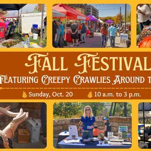 Fall Festival featuring Creepy Crawlies Around the Rock, Festival Park ...