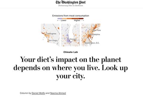 Wash Post frets about ‘Your diet’s impact on the planet’ – Demands you watch your ‘Carbon ...