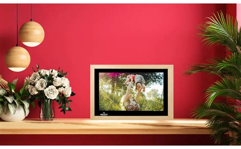 Buy Miracle Digital 17''HDMI Wooden Digital Photo Frame with Hi- Def ...