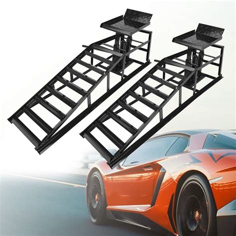 Hydraulic Car Ramp 10000lbs 5t Hydraulic Ramp With Hydraulic Jack ...