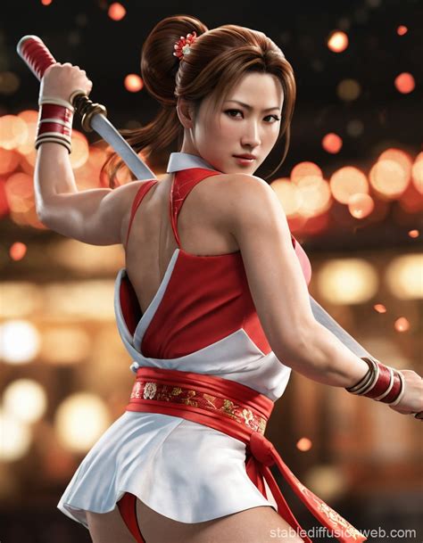 Fighting Mai Shiranui | Stable Diffusion Online