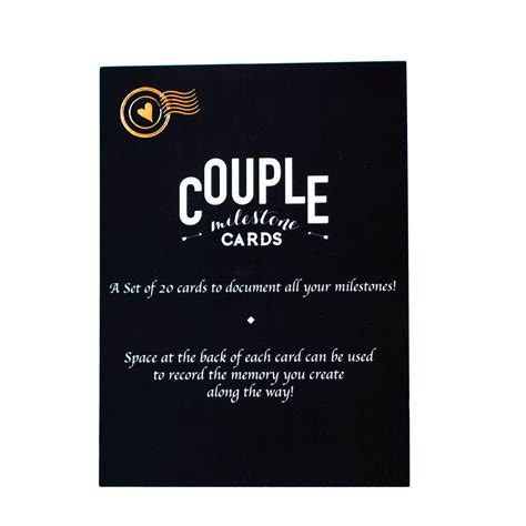 Couples Milestone Cards – Papercrush