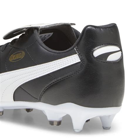 Puma | Men's KING TOP Soft Ground Football Boots | Black/White ...