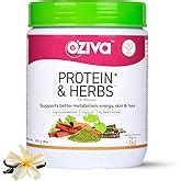 OZiva Protein & Herbs for Women (Cafe Mocha) I Manage Weight, Energy ...
