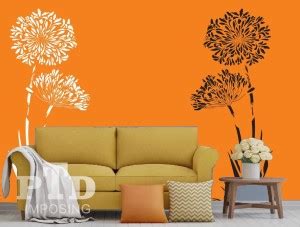 PTD imposing Large size Flower wall painting stencils for home ...