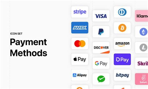 18 Free Payment Method Icon Sets - SVG, PNG, Sketch & PSD - Super Dev ...