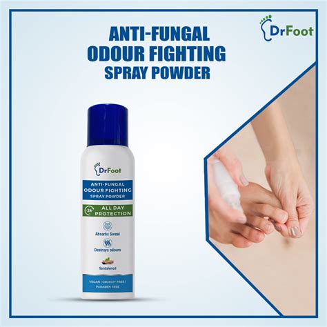 Dr Foot Anti-Fungal Odour Fighting Spray Powder with Neem Powder – Drfootin